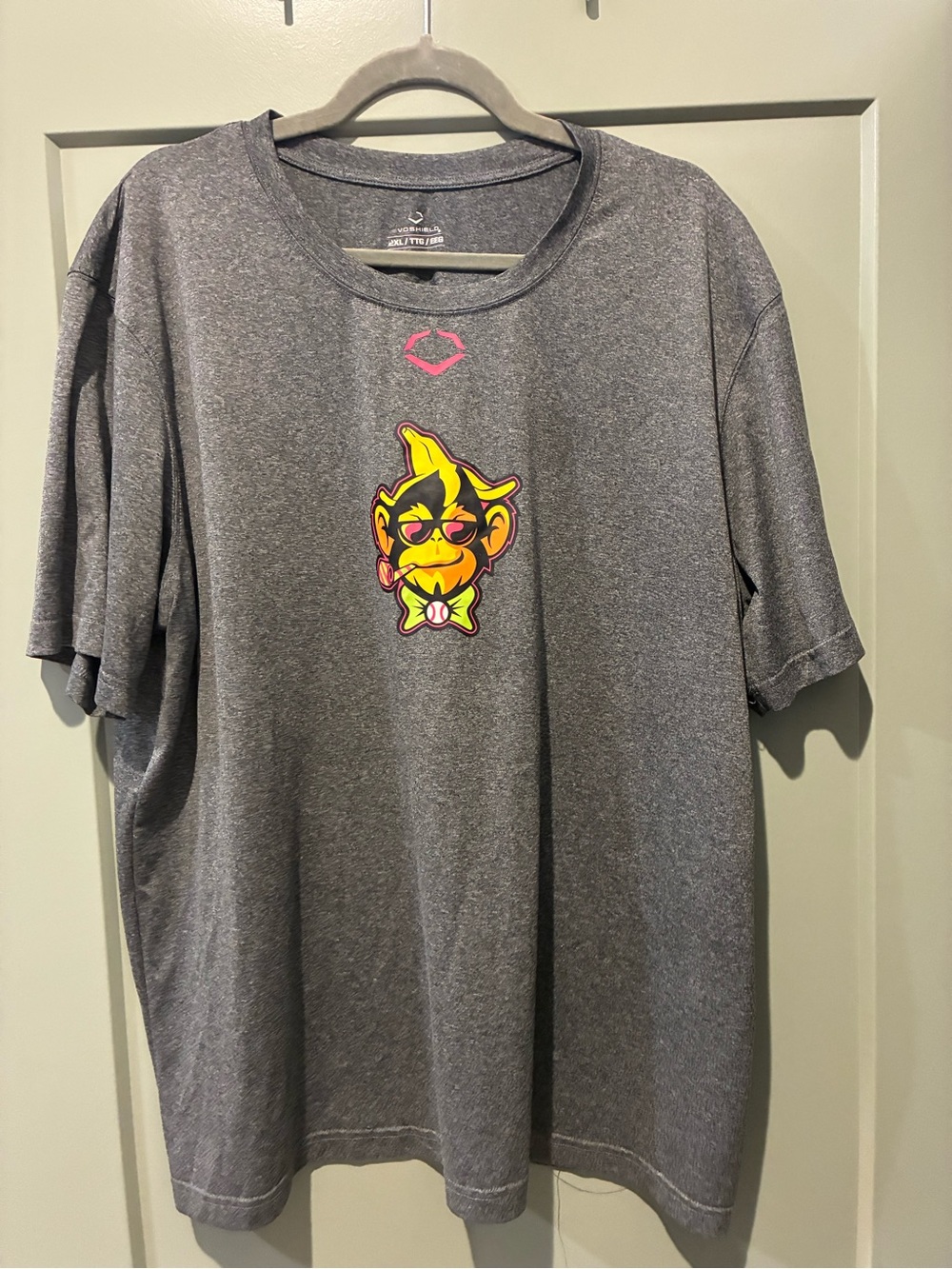Evoshield Gray Short Sleeve Party Animals Tee XXL